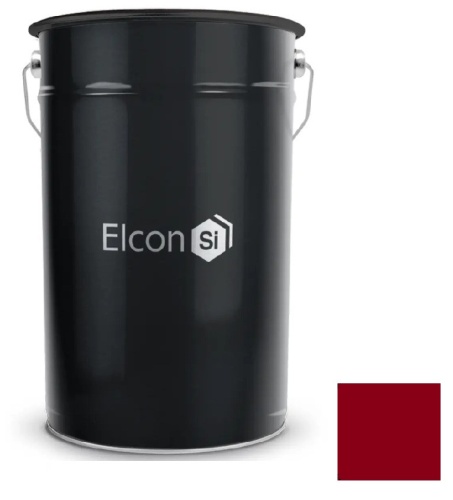 Эмаль термостойкая Elcon КО-870 400 градусов ярко-красная 25 кг