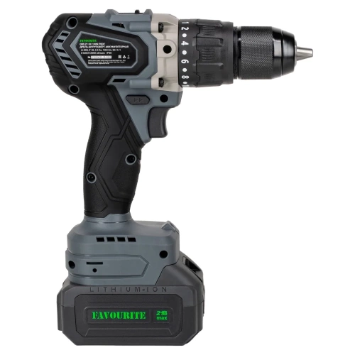 Дрель-шуруповерт FAVOURITE OBS 21 DC 100N PROF аккумуляторная 21 В, 4 Ач, 100Hm, бесщёт. 550211004 фото 5