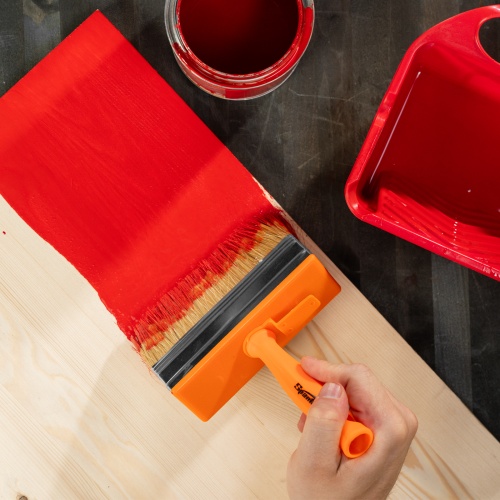 Кисть-ракля, 50х140 мм, натуральная щетина, пластмассовый корпус, пластмассовая ручка Sparta фото 7