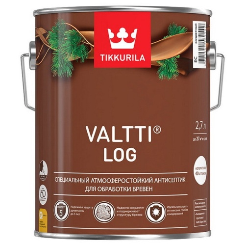 Антисептик Tikkurila Valtti Log EC 2,7 л