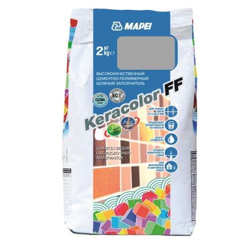Затирка Mapei Keracolor FF 112 серая 2 кг Затирка Mapei Keracolor FF 112 серая 2 кг