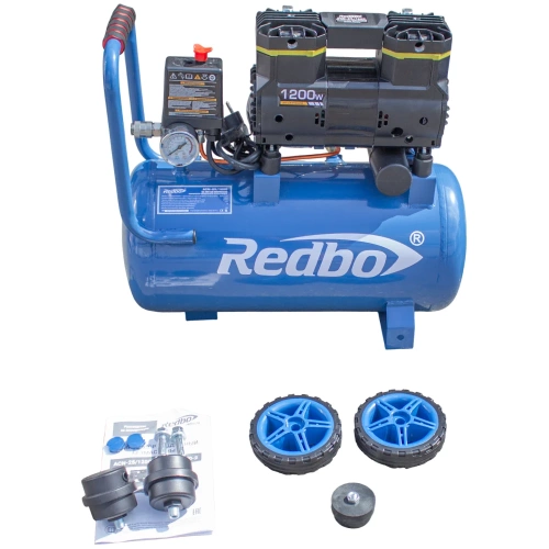 Компрессор безмасляный Redbo ACN-25/1200, 1.2кВт, 105л/мин, 25л, 2цил 39773 фото 6 Компрессор безмасляный Redbo ACN-25/1200, 1.2кВт, 105л/мин, 25л, 2цил 39773 фото 6