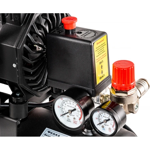 Малошумный безмасляный компрессор Pegas pneumatic PG-602 профессиональная серия 6619 фото 8