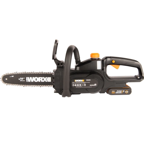 Аккумуляторная цепная пила WORX 20в, 25 см, 2ач х1 и зу 2а WG322E.1 фото 8 Аккумуляторная цепная пила WORX 20в, 25 см, 2ач х1 и зу 2а WG322E.1 фото 8