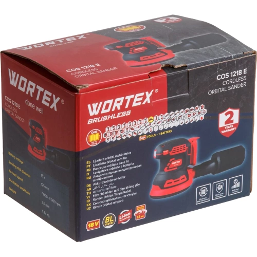 Аккумуляторная эксцентриковая шлифмашина WORTEX COS 1218 E в кор. ALL1 SOLO 1334402 фото 7 Аккумуляторная эксцентриковая шлифмашина WORTEX COS 1218 E в кор. ALL1 SOLO 1334402 фото 7