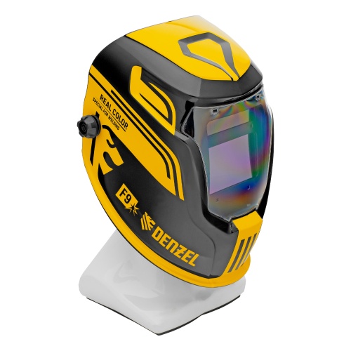 Щиток защитный лицевой (маска сварщика) F9, см. окно 100x60, Real Color, DIN 4-8/9-13// Denzel фото 2