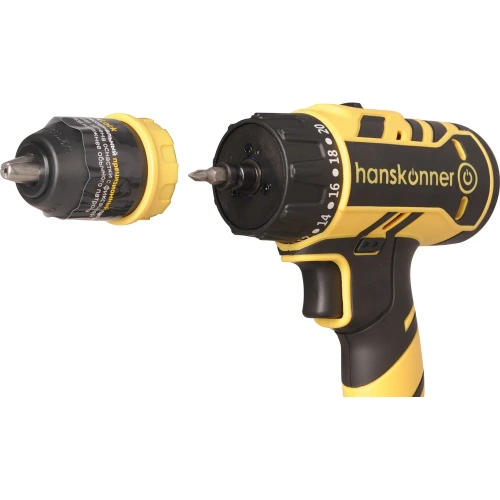 Аккумуляторный шуруповерт Hanskonner HCD1865C фото 11