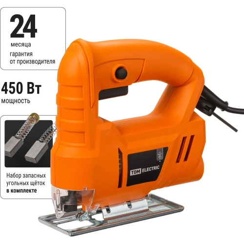 Электрический лобзик TDM ELECTRIC ЛЭ-450/55, мощность 450 Вт, пропил 55 мм, 3000 ход/мин, шнур 3 м, "Гранит" SQ1089-0101 фото 3 Электрический лобзик TDM ELECTRIC ЛЭ-450/55, мощность 450 Вт, пропил 55 мм, 3000 ход/мин, шнур 3 м, "Гранит" SQ1089-0101 фото 3