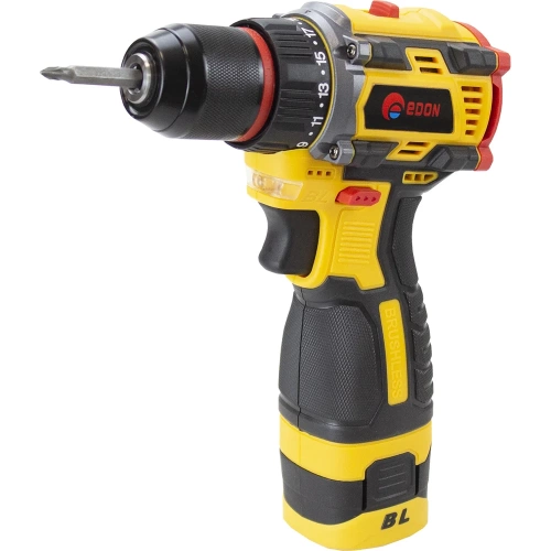 Аккумуляторная дрель EDON AD-16BL набор 24891 фото 3