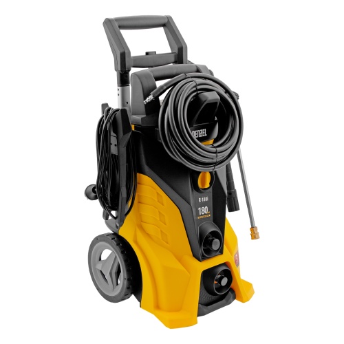Моечная машина высокого давления R-180i, 2400 Вт, 180 бар, 7.5 л/мин, асинхронный двигатель Denzel фото 2