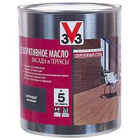 Масло для фасадов и террас V33 антрацит 2,5 л
