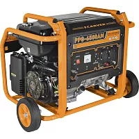 Генератор CARVER PPG- 6500АM бензин LT-188F, 5,0/5,5кВт, 220В, бак 33 л, колеса 01.020.00029