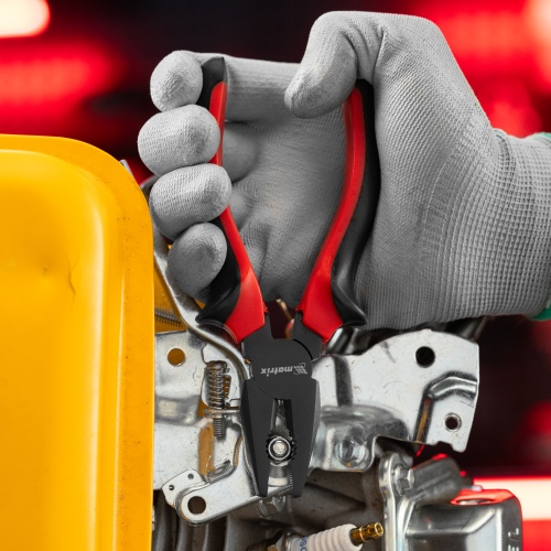 Плоскогубцы комбинированные Black Nickel, 160 мм, двухкомпонентные рукоятки Matrix фото 8