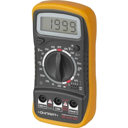 Мультиметр ОНЛАЙТ оmt-mm01-838l 90 081 838l 90081 фото 3 Мультиметр ОНЛАЙТ оmt-mm01-838l 90 081 838l 90081 фото 3