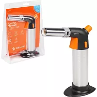 Горелка газовая Airline портативная с баллоном, пьезоподжиг,регулятор воздуха, стопор, керамика, сопло D22мм ADGT017