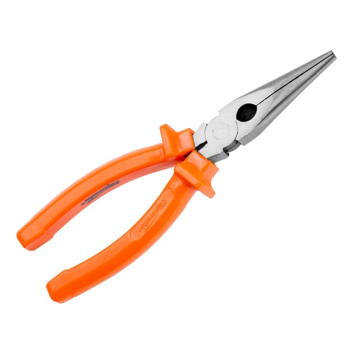 Длинногубцы прямые Classic, 180 мм, шлифованные, пластмассовые рукоятки Sparta фото 2