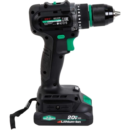 Бесщеточная аккумуляторная дрель-шуруповерт DWT ABSP-20 DNF-2 BMC фото 10