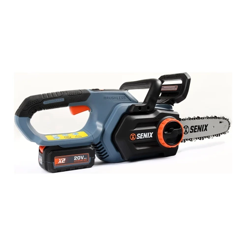 Цепная аккумуляторная пила SENIX акб 4.0Ач, ЗА 2А CSX2-M-EU фото 5