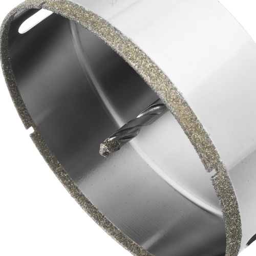 Сверло алмазное по керамограниту, 120 х 67 мм, трехгранный хвостовик Matrix фото 5