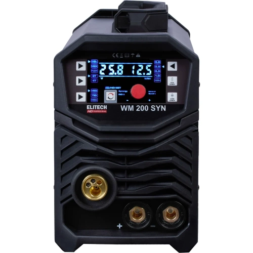 Мультисистема сварочная Elitech HD WM 200 SYN (MIG/MAG+MMA+TIG, 200А) 204471 фото 3