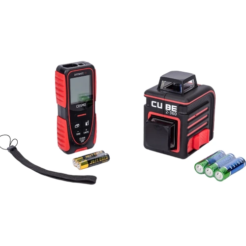 Комплект ADA лазерный уровень cube 2-360 basic edition + лазерный дальномер cosmo 70 А00701 Комплект ADA лазерный уровень cube 2-360 basic edition + лазерный дальномер cosmo 70 А00701