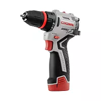 Дрель-шуруповерт аккумуляторная Crown 12В, 2х2Ач, 23/45Нм, 3 сменных патрона, кейс CT21129HQX-2 BMC