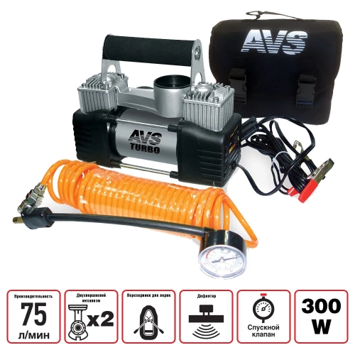 Автомобильный компрессор AVS KS750D 80505 фото 3 Автомобильный компрессор AVS KS750D 80505 фото 3