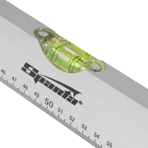 Уровень алюминиевый, 1000 мм, 2 глазка, линейка Sparta фото 3