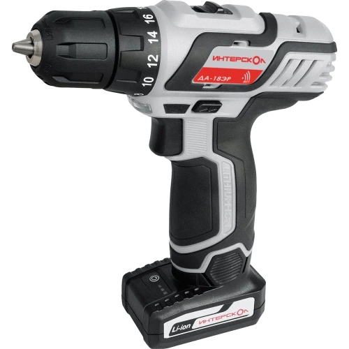 Аккумуляторная дрель-шуруповерт ИНТЕРСКОЛ ДА-18ЭР 436.2.2.20