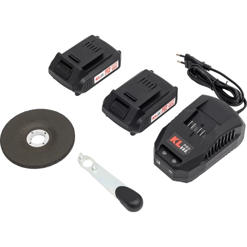 Профессиональная бесщеточная ушм (болгарка) аккумуляторная KLPRO KLAT18B-20 18 v, 2.0 ah, li-ion 14001 фото 9