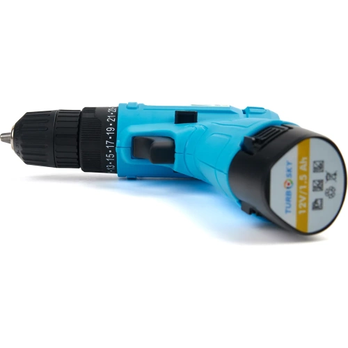 Аккумуляторная дрель-шуруповерт Turbosky ДА-12/1.5 1 АКБ 454 фото 6