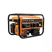 Генератор бензиновый ВАРТЕХ БГ-4000E 3,5кВт,бак15л,руч/электро старт,4Т/АИ-92/360г/кВт*ч+2*USB (1/6) 027597