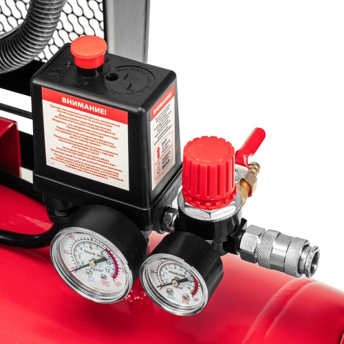 Компрессор воздушный ременный привод КР2500/80, 2,5 кВт, 80 литров, 420 л/мин МТХ фото 13