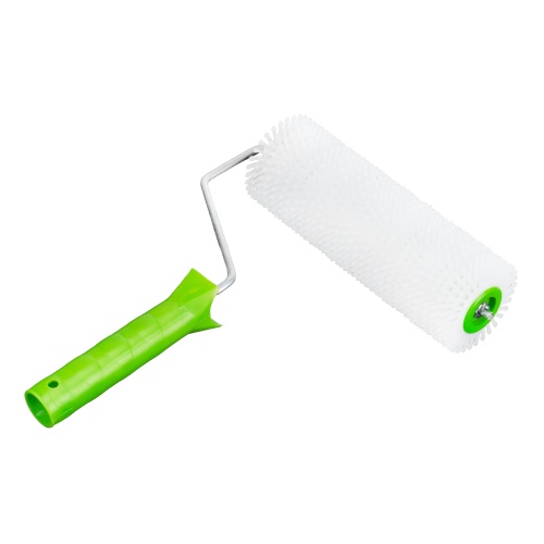 Валик игольчатый для наливных полов с ручкой, 200 мм Сибртех фото 2