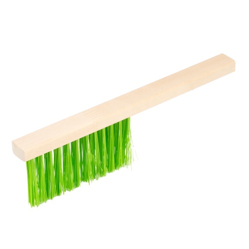 Щетка-сметка двухрядная, 280 мм, деревянная ручка Сибртех фото 4