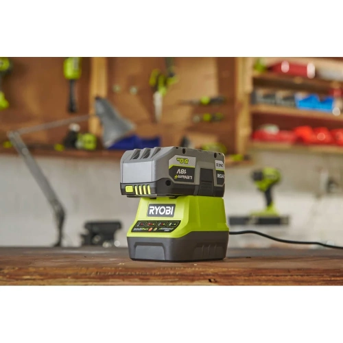 Набор Ryobi ONE+ RC18120-150 5133003366 аккумулятор (18 В; 5.0 А*ч; Li-Ion) и зарядное устройство RC18120 фото 5 Набор Ryobi ONE+ RC18120-150 5133003366 аккумулятор (18 В; 5.0 А*ч; Li-Ion) и зарядное устройство RC18120 фото 5