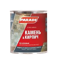 Лак акриловый Parade Classic L40 Камень & Кирпич глянцевый 0,75 л