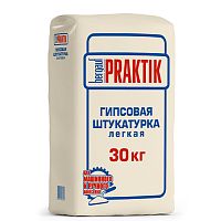 Штукатурка гипсовая Bergauf Praktik Легкая 30 кг