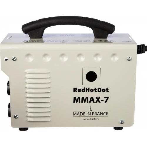 Инверторный аппарат дуговой сварки ММА RedHotDot MMAX-7 013643 фото 4 Инверторный аппарат дуговой сварки ММА RedHotDot MMAX-7 013643 фото 4