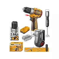 Комбо набор аккумуляторный INGCO 16В 3 шт (4) (ПП 353) CKLI1638