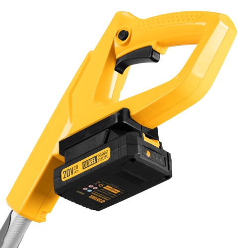 Портативная аккумуляторная газонокосилка CLM-22, Li-ion, 20В, 220 мм // Denzel фото 13