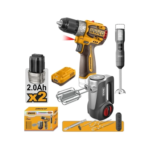 Комбо набор аккумуляторный INGCO 16В 3 шт (4) (ПП 353) CKLI1638