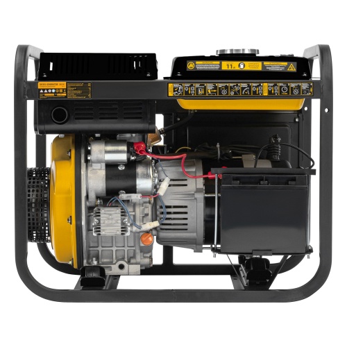 Генератор дизельный DES-32E, 3,2 кВт, 230 В, 11 л, электростартер Denzel фото 4