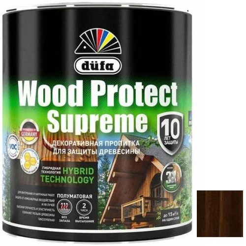 Пропитка для древесины Dufa Wood Protect Supreme Палисандр 0,75 л