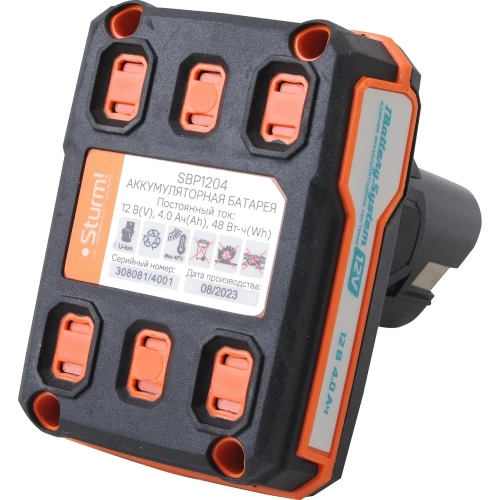 Аккумулятор Sturm 12В, 1BatterySystem12V, 4.0Ач SBP1204 фото 8