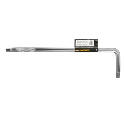 Вороток Г-образный, 375*100 мм, квадрат 1/2", CrV, матовый хром Denzel фото 7 Вороток Г-образный, 375*100 мм, квадрат 1/2", CrV, матовый хром Denzel фото 7