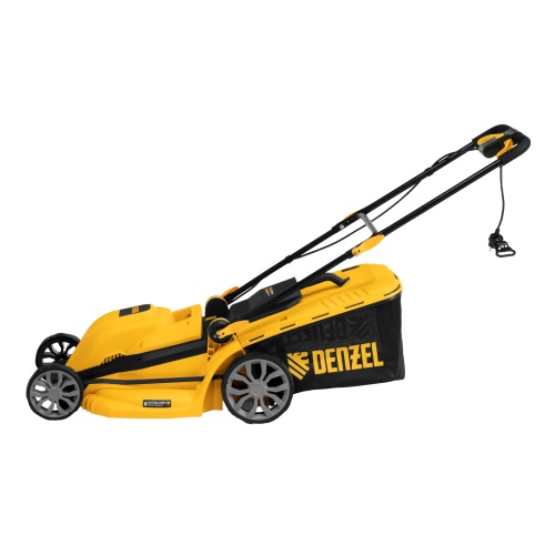 Газонокосилка электрическая GMC-2000, шир. 44см, 2000 Вт, 6 уров., травосб. 45 л Denzel фото 3