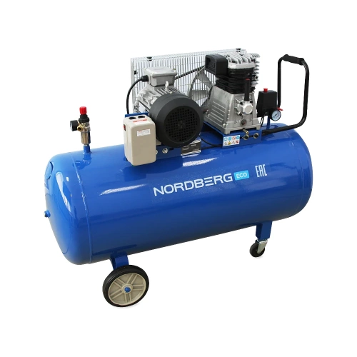 Поршневой компрессор NORDBERG ECO NCE100/400-220 220В фото 3