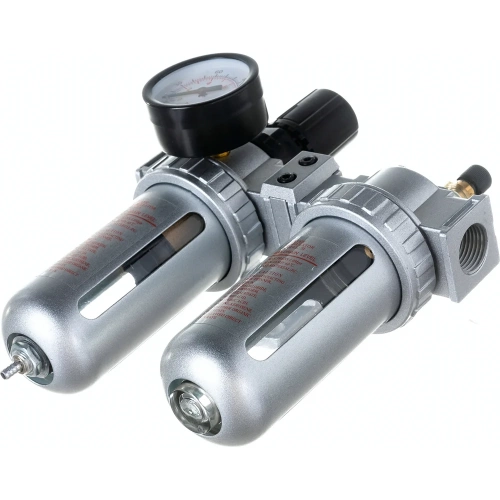 Блок подготовки воздуха AFRL804 1/2" металлические колбы Pegas pneumatic 4706 фото 6