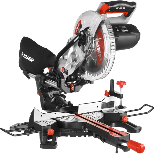 Торцовочная пила с протяжкой Зубр МАСТЕР 255 ЗПТ-255-1800 ПЛ